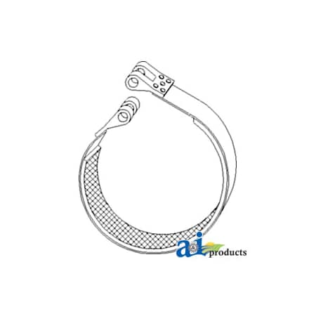 A & I Products Brake Band, 55 MM Wide 2.6" x11.9" x11" A-TX16901
